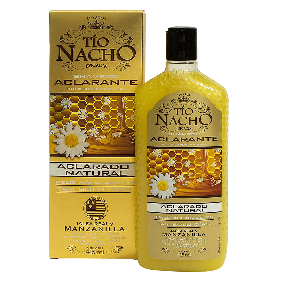 Shampoo Aclarante Tio Nacho 415ml Salud Global saludglobal
