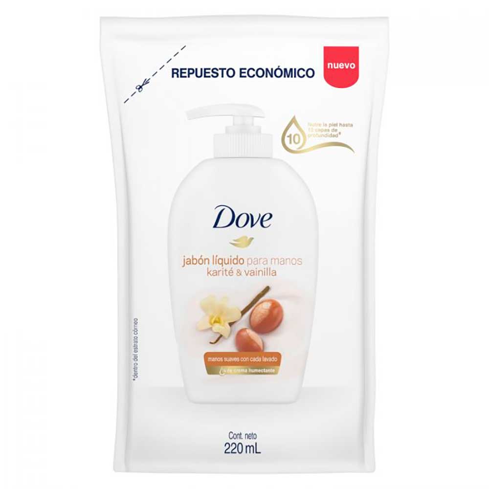 DOVE LIQ A/BACT MANO 220R