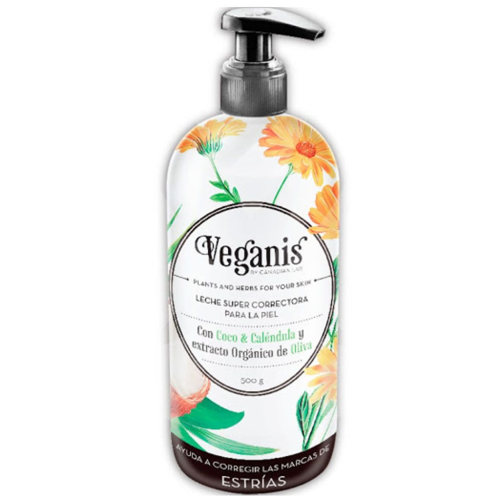 VEGANIS LECHE ESTRIAS 500