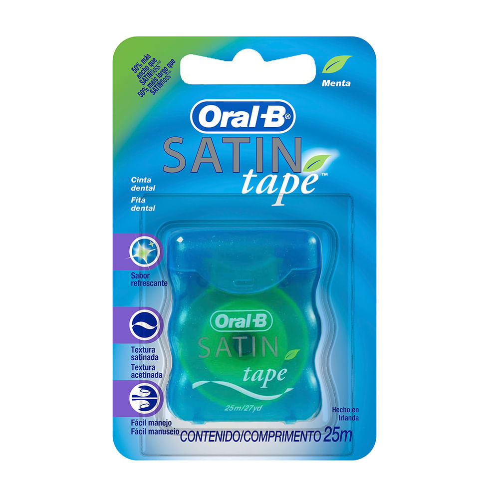 Cinta Dental Satin Tape Oral-B 25m | Salud Global - Saludglobal