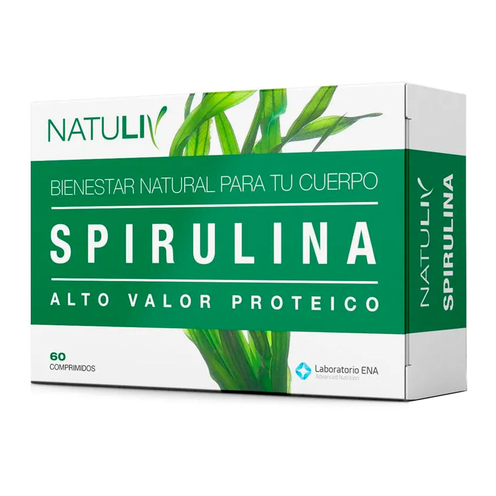 NATULIV SPIRULINA 60 CMP