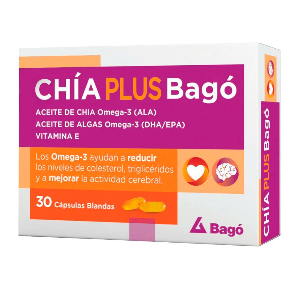 CHIA PLUS X30 CAP BLANDAS