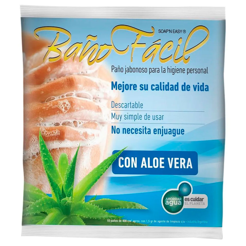 BANO FACIL ALOE VERA X10U