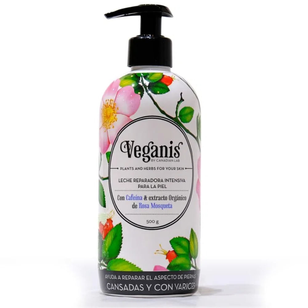 VEGANIS LECHE REP ROSA500