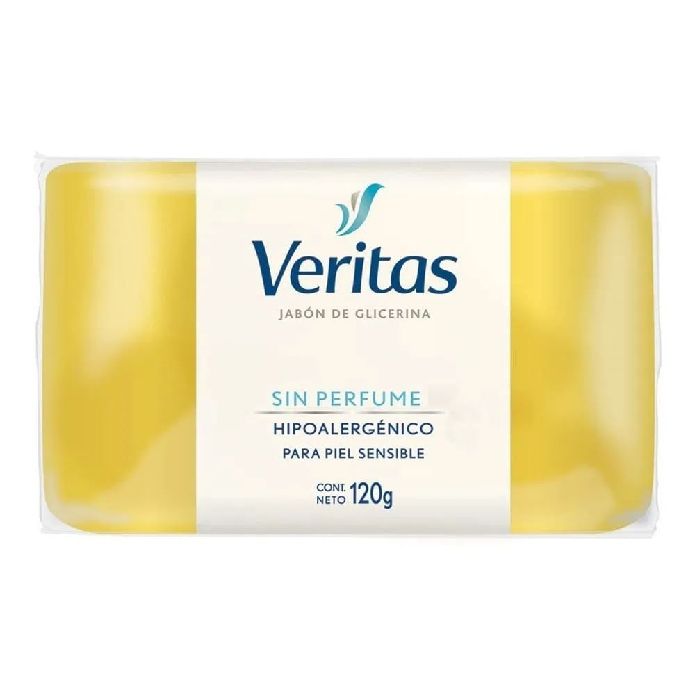 Jabon de Glicerina Neutro Veritas x 120 grs Salud Global saludglobal
