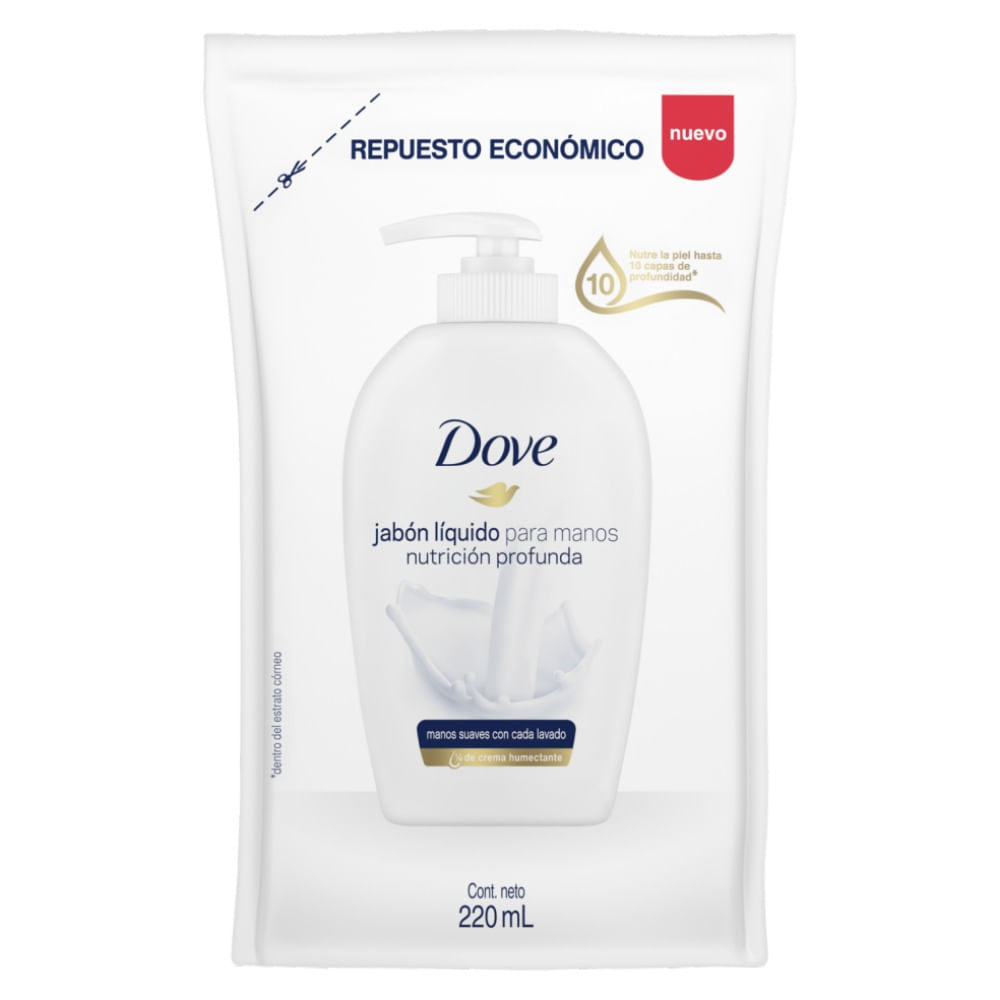 DOVE LIQ ORIG MANOS 220 R