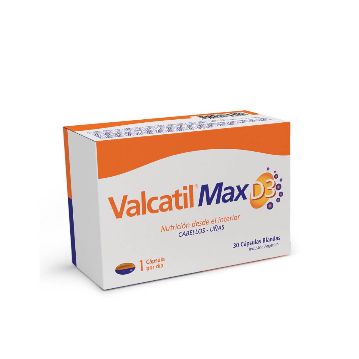 VALCATIL MAX D3 X 30 CAP
