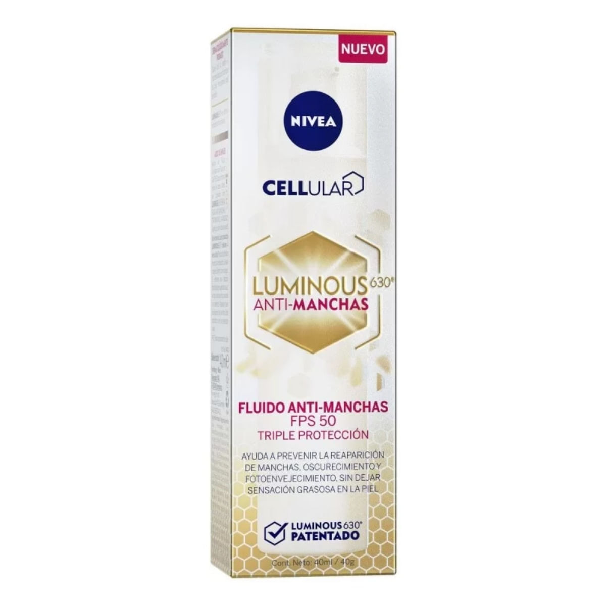 NIVEA LUMI FLU A/MANC F50