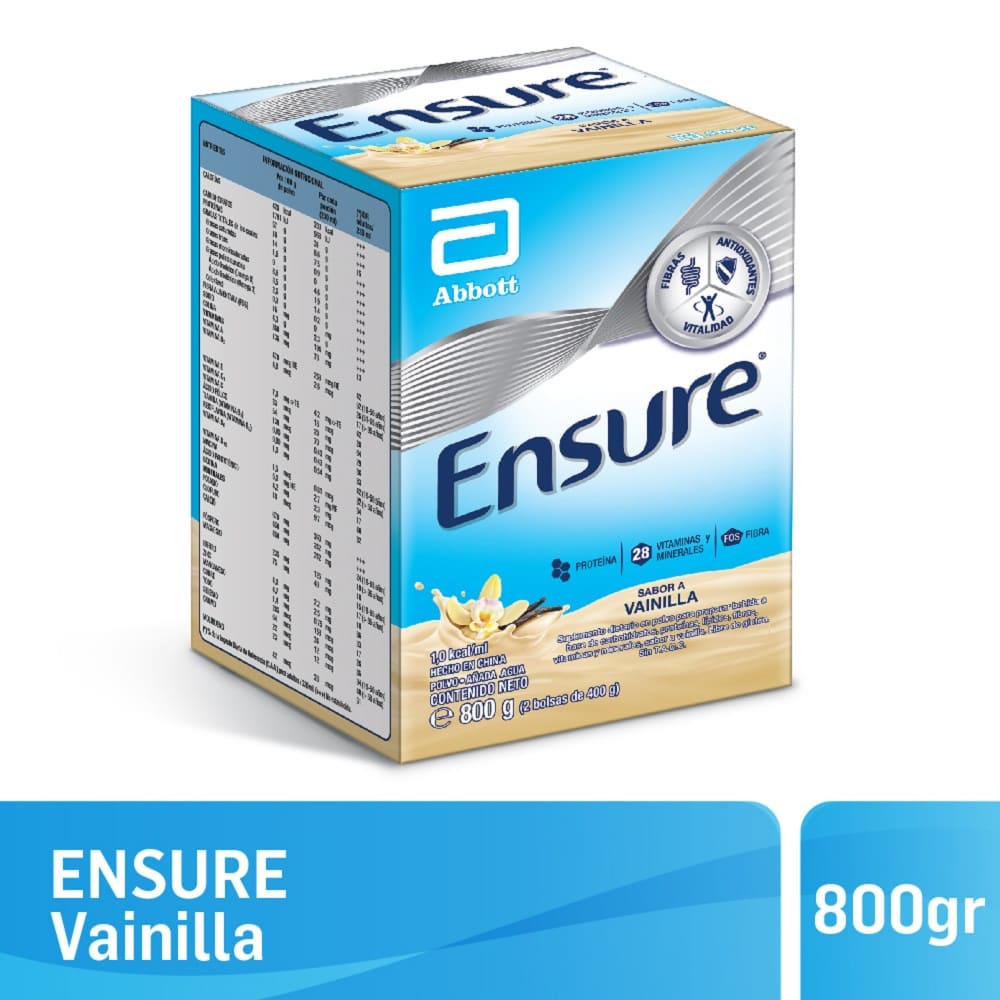 ENSURE PVO VAINILLA X 800
