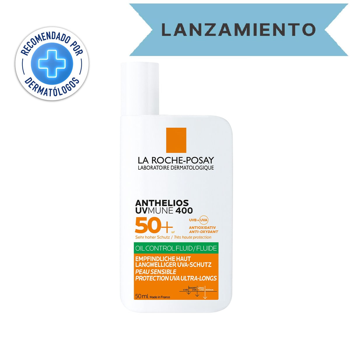 ANTHELIOS 50+ OIL CONT 50