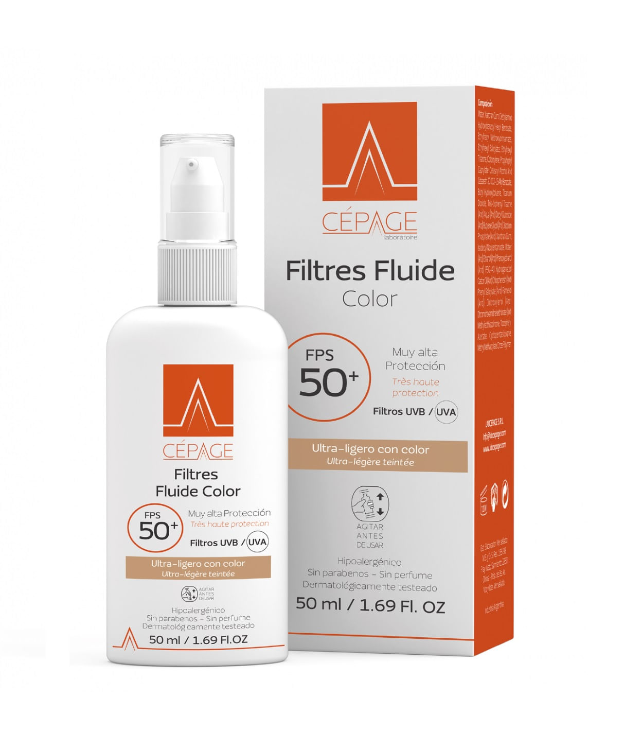 CEPAGE FLU COL50+ X 50ML